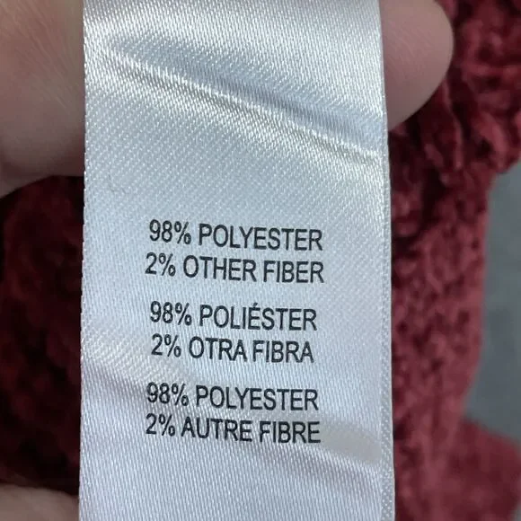 Weatherproof Women's S Pullover Sweater Red H1020 - Picture 8 of 9